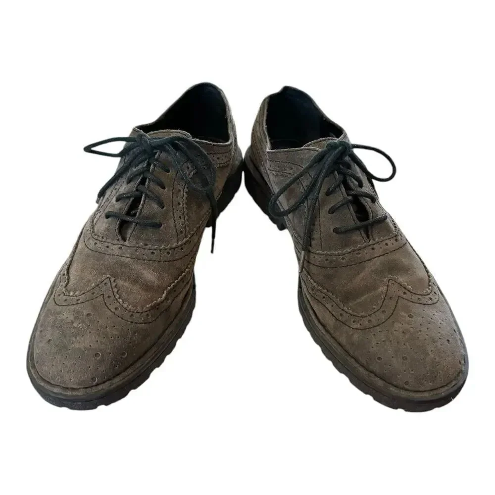 BORN Men's Suede Leather Oxford Dress Shoes 8.5